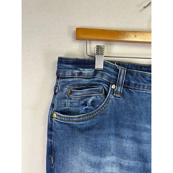 Kut From The Kloth Dark Wash Boyfriend Jeans - Size 16 W Denim Basics - Picture 7 of 13